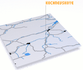 3d view of Kochnevskoye