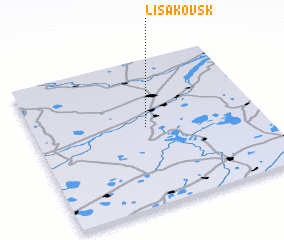 3d view of Līsakovsk