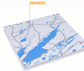 3d view of Karakolʼ