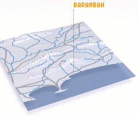 3d view of Barambah