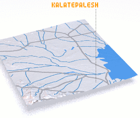 3d view of Kalāt-e Palesh