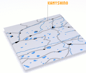 3d view of Kamyshino