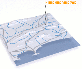 3d view of Muhammadi Bāzār