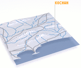 3d view of Ko Chāh