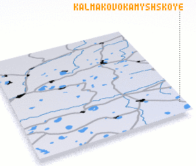 3d view of Kalmakovo-Kamyshskoye