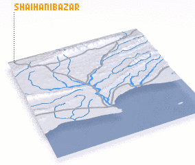 3d view of Shaihāni Bāzār