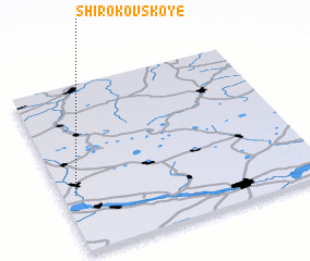 3d view of Shirokovskoye