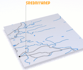 3d view of Sredniy Anep