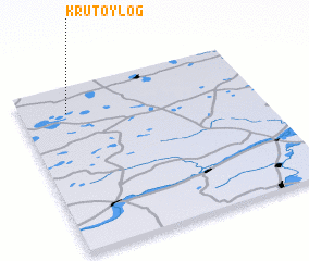 3d view of Krutoy Log