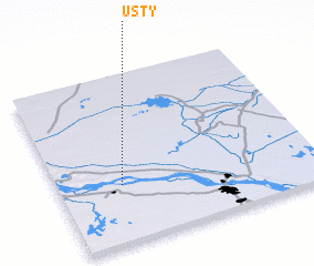 3d view of Usty