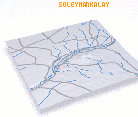 3d view of Soleymān Kalay