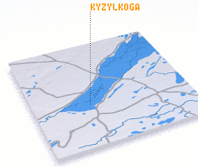 3d view of Kyzylkoga