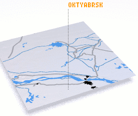 3d view of Oktyabrʼsk