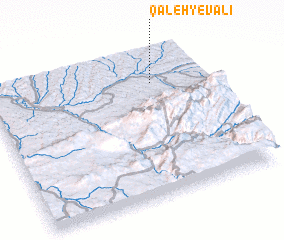 3d view of Qal‘eh-ye Valī