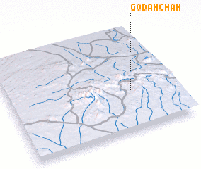 3d view of Godah Chāh