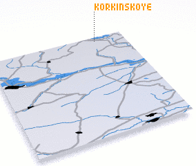 3d view of Korkinskoye