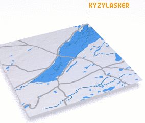 3d view of Kyzylasker