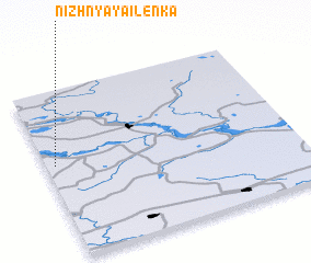 3d view of Nizhnyaya Ilenka