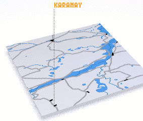3d view of Karamay