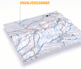 3d view of Khvājeh Gowhar