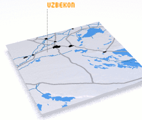 3d view of Uzbekon