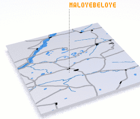 3d view of Maloye Beloye