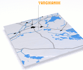 3d view of Yangi-Kamok