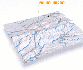 3d view of Yakkeh Khāneh