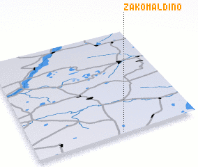 3d view of Zakomaldino