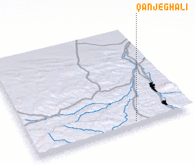 3d view of Qanjegh ‘Alī