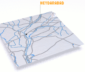 3d view of Ḩeydarābād