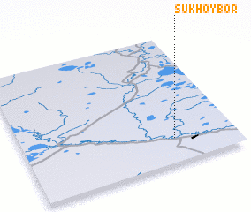 3d view of Sukhoy Bor