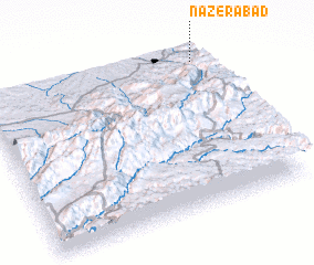 3d view of Nāz̧erābād