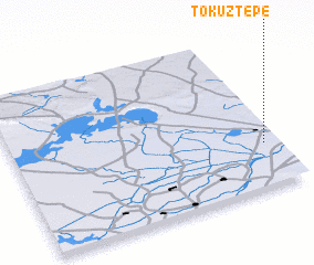 3d view of Tokuz-Tepe