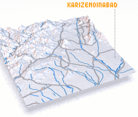 3d view of Kārīz-e Mo‘īnābād