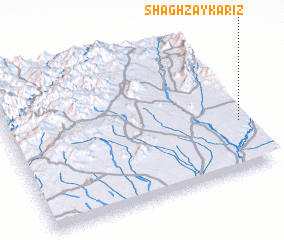 3d view of Shaghzay Kārīz