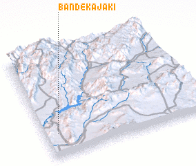 3d view of Band-e Kajakī