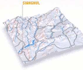 3d view of Sīāh Ghūl