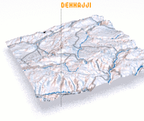 3d view of Deh Ḩājjī