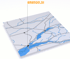 3d view of Amangeldi