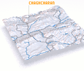 3d view of Chaghcharān