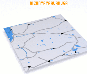 3d view of Nizhnyaya Alabuga