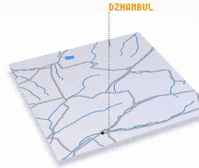 3d view of Dzhambul