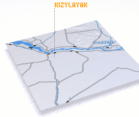 3d view of Kizyl-Ayak