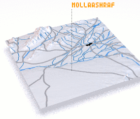 3d view of Mollā Ashraf