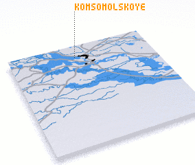3d view of Komsomolʼskoye