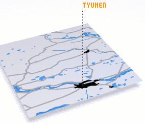 3d view of Tyumen\