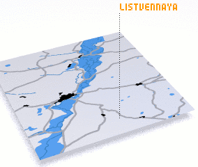 3d view of Listvennaya