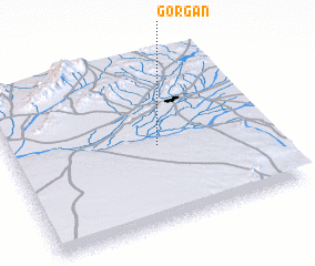 3d view of Gorgān