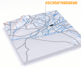 3d view of Kochnay Manārah